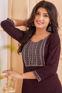 Suryajyoti Nirja Advance Vol 5 Kurti Wholesale Catalog 8 Pcs