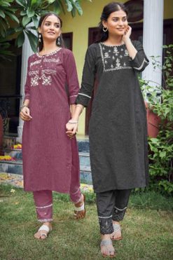 Vitara Signature Kurti with Pant Wholesale Catalog 4 Pcs