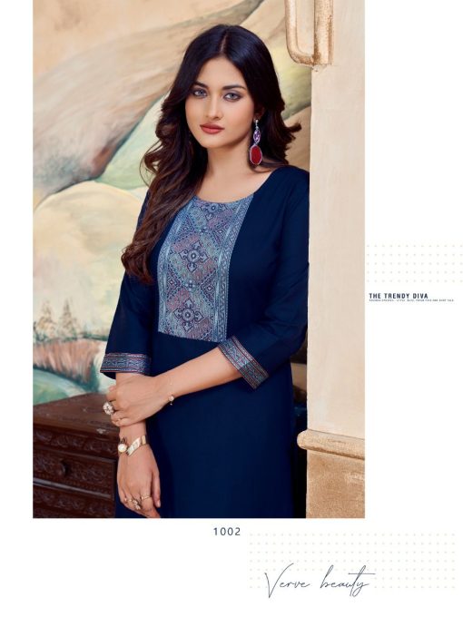 Viza Centra Kurti Wholesale Catalog 4 Pcs 2 510x680 - Viza Centra Kurti Wholesale Catalog 4 Pcs