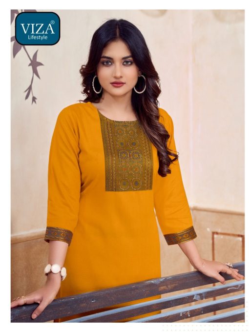 Viza Centra Kurti Wholesale Catalog 4 Pcs 4 510x680 - Viza Centra Kurti Wholesale Catalog 4 Pcs