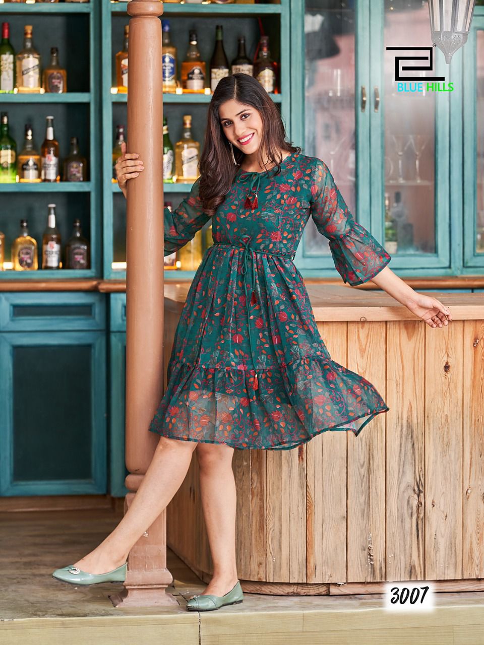 Buy online Georgette Gown One Peace Party Wear from Kurta Kurtis for Women  by Anjali Silk Selection for ₹1499 at 50% off | 2024 Limeroad.com