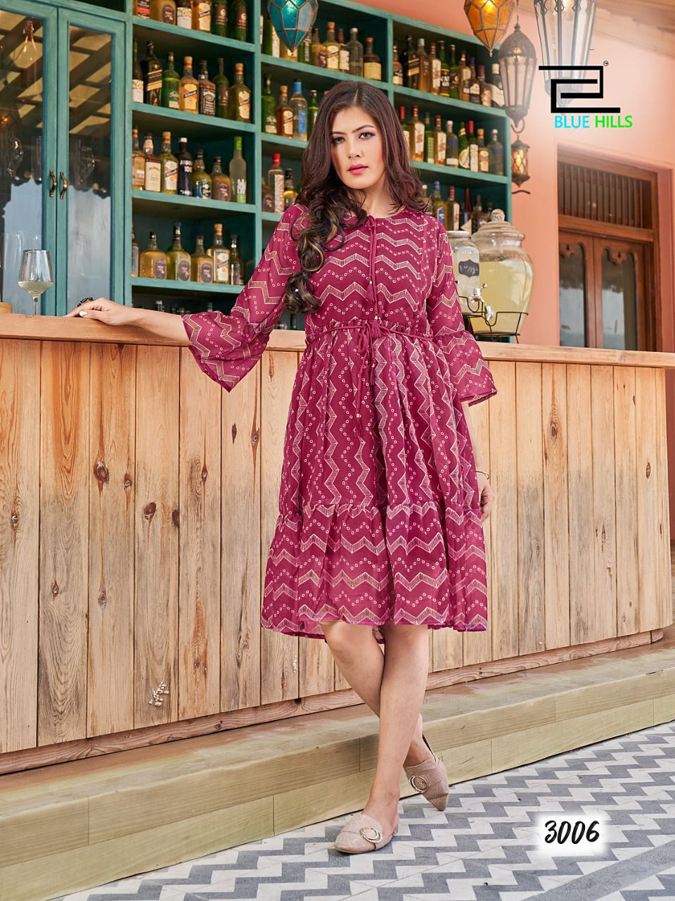 Pink embroidered georgette short-kurtis | Fashion, Long kurti designs,  Designer kurti patterns