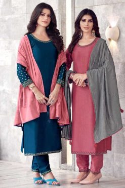 Brij Elnaaz Viscose Cotton Readymade Salwar Suit Catalog 8 Pcs