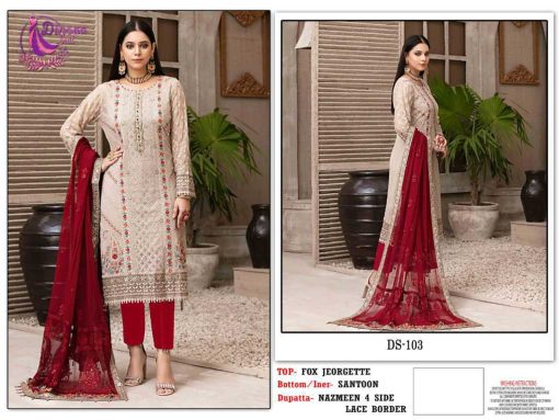 Dinsaa Azure Vol 1 Georgette Salwar Suit Catalog 4 Pcs 2 510x383 - Dinsaa Azure Vol 1 Georgette Salwar Suit Catalog 4 Pcs