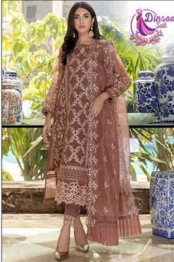 Dinsaa Azure Vol 1 Georgette Salwar Suit Catalog 4 Pcs