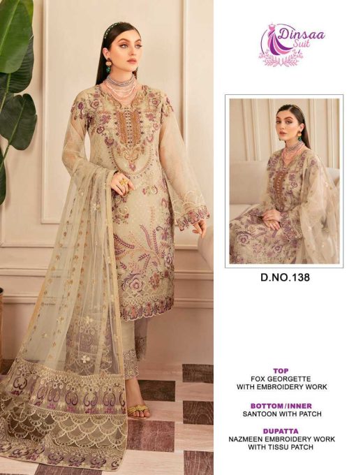 Dinsaa Azure Vol 1 Georgette Salwar Suit Catalog 4 Pcs 3 510x680 - Dinsaa Azure Vol 1 Georgette Salwar Suit Catalog 4 Pcs