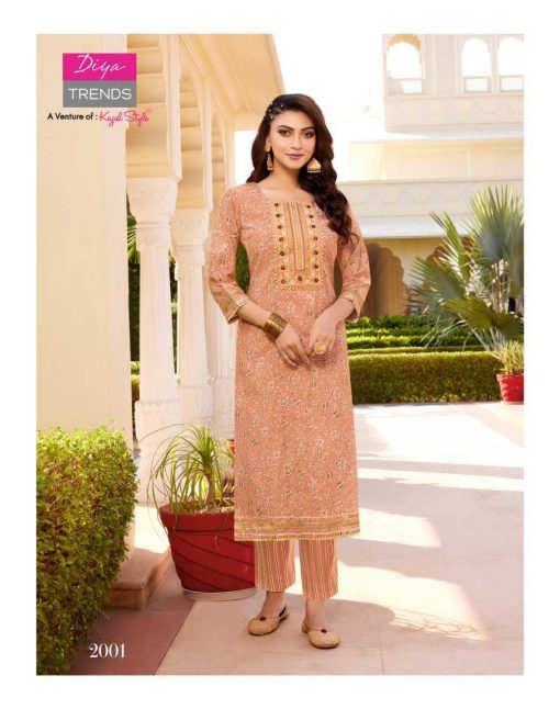 Diya Trends Goldy Vol 2 by Kajal Style Kurti with Pant Chanderi Catalog 10 Pcs 2 510x646 - Diya Trends Goldy Vol 2 by Kajal Style Kurti with Pant Chanderi Catalog 10 Pcs