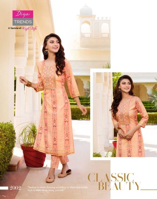 Diya Trends Goldy Vol 2 by Kajal Style Kurti with Pant Chanderi Catalog 10 Pcs 3 510x646 - Diya Trends Goldy Vol 2 by Kajal Style Kurti with Pant Chanderi Catalog 10 Pcs