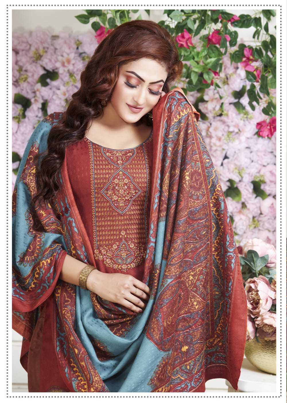 Floreon Trends Geet Pashmina Premium Salwar Suit Catalog 8 Pcs