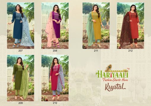 Hariyaali Krystal by Kayce Trendz Chinon Organza Readymade Salwar Suit Catalog 6 Pcs 8 510x357 - Hariyaali Krystal by Kayce Trendz Chinon Organza Readymade Salwar Suit Catalog 6 Pcs