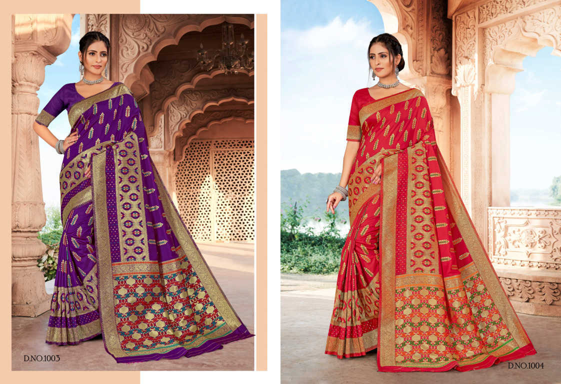 Hi Studio Bridal Series 1 Banarasi Silk Saree Sari Catalog 6 Pcs 3