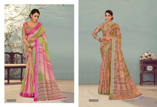 Hi Studio Lotus Series 1 Linen Saree Sari Catalog 8 Pcs 4 510x349 - Hi Studio Lotus Series 1 Linen Saree Sari Catalog 8 Pcs