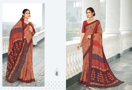 Hi Studio Nazakat Series 1 Georgette Saree Sari Catalog 8 Pcs 3 510x349 - Hi Studio Nazakat Series 1 Georgette Saree Sari Catalog 8 Pcs