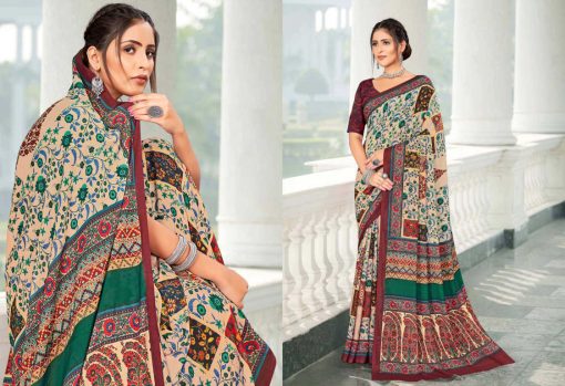 Hi Studio Nazakat Series 1 Georgette Saree Sari Catalog 8 Pcs 6 510x349 - Hi Studio Nazakat Series 1 Georgette Saree Sari Catalog 8 Pcs