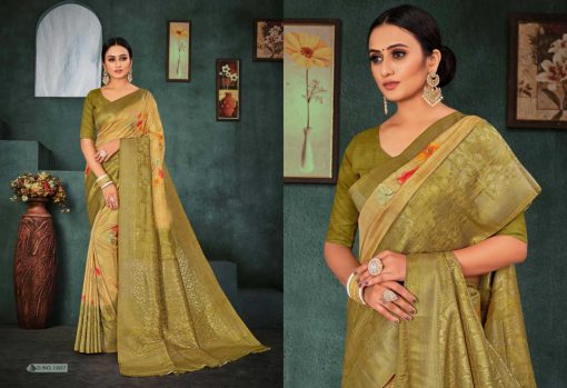 Hi Studio Tusser Silk Series 1 Banarasi Saree Sari Catalog 8 Pcs 7 510x349 - Hi Studio Tusser Silk Series 1 Banarasi Saree Sari Catalog 8 Pcs