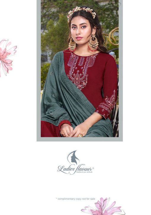 Ladies Flavour Ruhana Vol 5 Kurti with Bottom Dupatta Viscose Chanderi Catalog 6 Pcs 11 510x725 - Ladies Flavour Ruhana Vol 5 Kurti with Bottom Dupatta Viscose Chanderi Catalog 6 Pcs