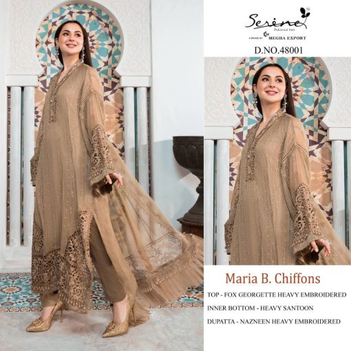 Serene Maria B Chiffons Georgette Salwar Suit Catalog 3 Pcs 2 510x510 - Serene Maria B Chiffons Georgette Salwar Suit Catalog 3 Pcs
