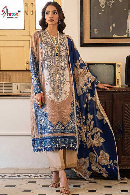 Shree Fabs Sana Safinaz Winter Collection Vol 3 Pashmina Salwar Suit Catalog 7 Pcs