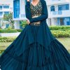 Vamika Attraction Lehenga Choli with Koti Georgette Catalog 4 Pcs