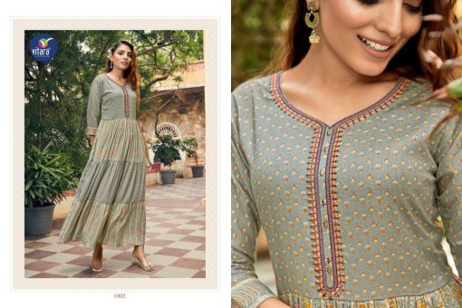 Vitara Fusion Rayon Kurti Catalog 4 Pcs 5 510x340 - Vitara Fusion Rayon Kurti Catalog 4 Pcs