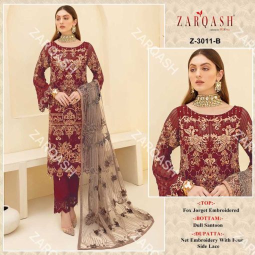 Zarqash D No 3011 by Khayyira Georgette Salwar Suit Catalog 4 Pcs 3 510x510 - Zarqash D No 3011 by Khayyira Georgette Salwar Suit Catalog 4 Pcs