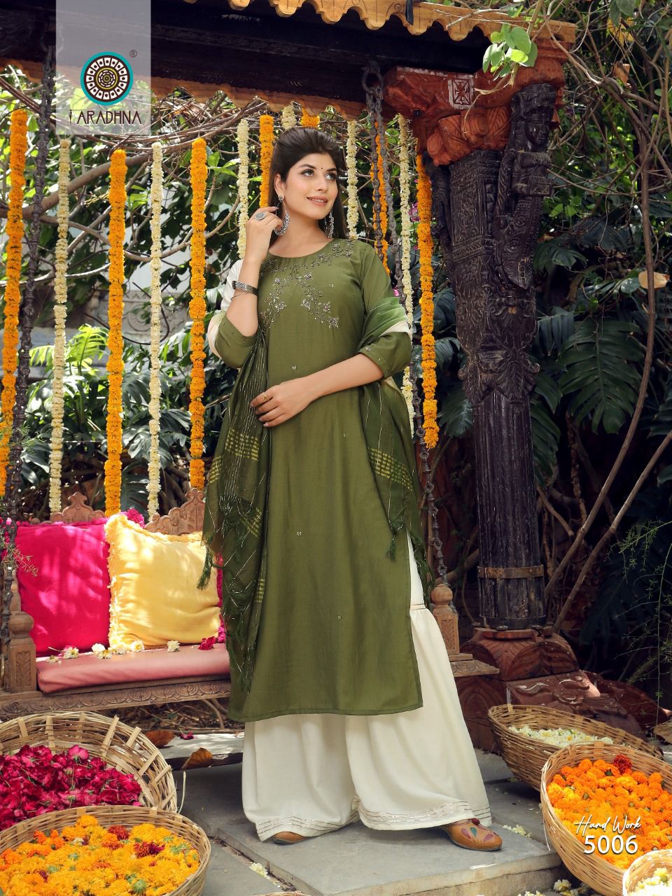 Designer Single Plain Kurti With Hand Work at Rs 230 in Jaipur | ID:  23659051991