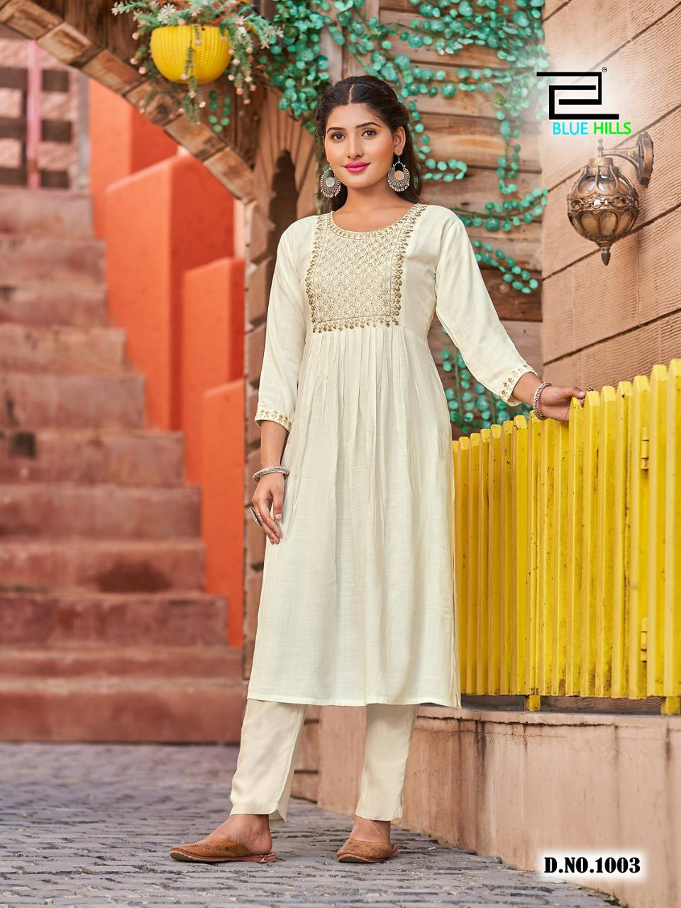 Rung College Girl vol 8 Ethnic Wear Long Kurti Collection, this catalog  fabric is denim with rayon fabric,