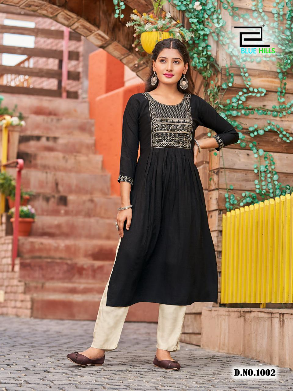 Kaaludii Girls Festive & Party Kurta and Trouser Set