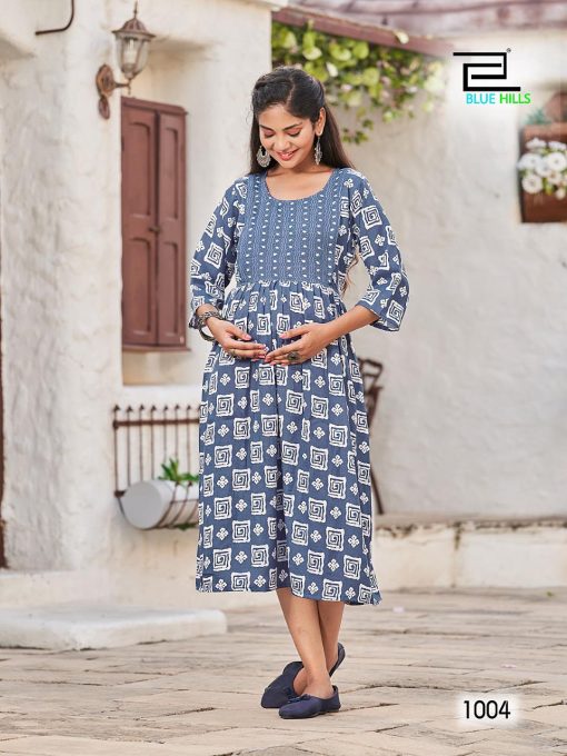 Blue Hills Goodnews Special Edition Feeding Kurti Catalog 9 Pcs 2 510x680 - Blue Hills Goodnews Special Edition Feeding Kurti Catalog 9 Pcs