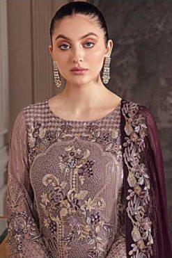Dinsaa Chevron Vol 1 Georgette Salwar Suit Catalog 3 Pcs