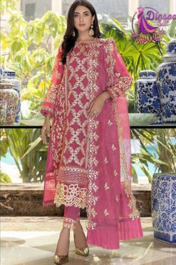 Dinsaa Ds 147 Georgette Salwar Suit Catalog 4 Pcs