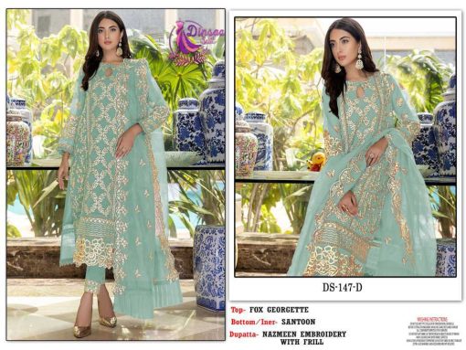 Dinsaa Ds 147 Georgette Salwar Suit Catalog 4 Pcs 3 510x383 - Dinsaa Ds 147 Georgette Salwar Suit Catalog 4 Pcs