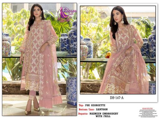 Dinsaa Ds 147 Georgette Salwar Suit Catalog 4 Pcs 4 510x383 - Dinsaa Ds 147 Georgette Salwar Suit Catalog 4 Pcs