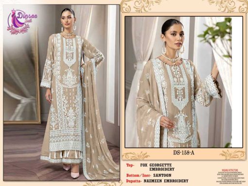 Dinsaa Ds 158 Georgette Salwar Suit Catalog 4 Pcs 4 1 510x383 - Dinsaa Ds 158 Georgette Salwar Suit Catalog 4 Pcs