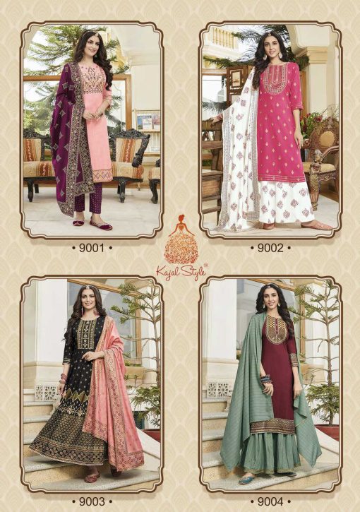 Kajal Style Gulzar Vol 9 Kurti with Dupatta Bottom Rayon Catalog 8 Pcs 17 510x725 - Kajal Style Gulzar Vol 9 Kurti with Dupatta Bottom Rayon Catalog 8 Pcs