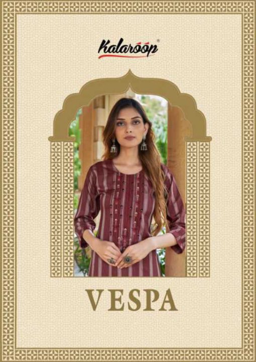 Kalaroop Vespa by Kajree Rayon Kurti Catalog 4 Pcs 1 510x720 - Kalaroop Vespa by Kajree Rayon Kurti Catalog 4 Pcs