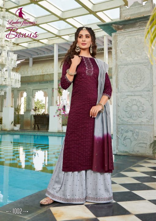 Ladies Flavour Bonus Kurti with Bottom Dupatta Viscose Catalog 6 Pcs 10 510x721 - Ladies Flavour Bonus Kurti with Bottom Dupatta Viscose Catalog 6 Pcs