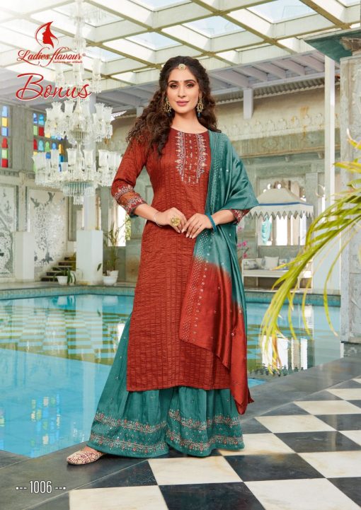 Ladies Flavour Bonus Kurti with Bottom Dupatta Viscose Catalog 6 Pcs 4 510x721 - Ladies Flavour Bonus Kurti with Bottom Dupatta Viscose Catalog 6 Pcs