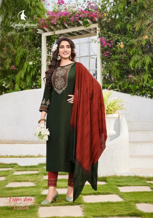 Ladies Flavour Copper Stone Vol 11 Kurti with Bottom Dupatta Cotton Viscose Catalog 6 Pcs 10 510x725 - Ladies Flavour Copper Stone Vol 11 Kurti with Bottom Dupatta Cotton Viscose Catalog 6 Pcs