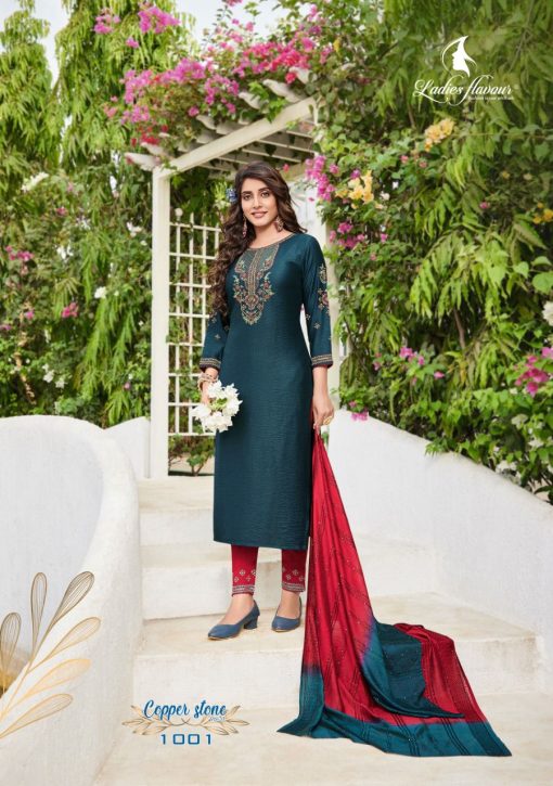 Ladies Flavour Copper Stone Vol 11 Kurti with Bottom Dupatta Cotton Viscose Catalog 6 Pcs 5 510x725 - Ladies Flavour Copper Stone Vol 11 Kurti with Bottom Dupatta Cotton Viscose Catalog 6 Pcs