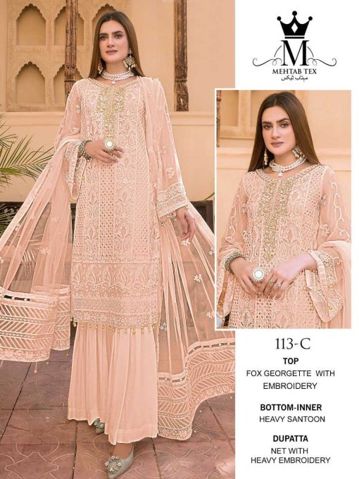 Mehtab 113 Hit Collection Georgette Salwar Suit Catalog 4 Pcs 2 510x680 - Mehtab 113 Hit Collection Georgette Salwar Suit Catalog 4 Pcs