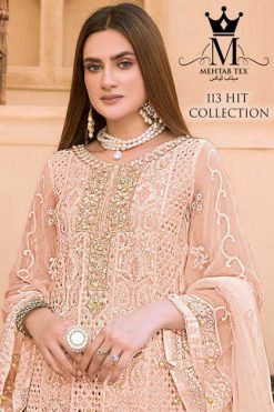 Mehtab 113 Hit Collection Georgette Salwar Suit Catalog 4 Pcs