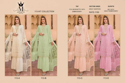 Mehtab 113 Hit Collection Georgette Salwar Suit Catalog 4 Pcs 7 510x340 - Mehtab 113 Hit Collection Georgette Salwar Suit Catalog 4 Pcs