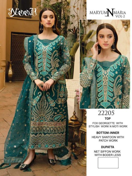 Noor Maryum N Maria Vol 2 Georgette Salwar Suit Catalog 3 Pcs 2 510x680 - Noor Maryum N Maria Vol 2 Georgette Salwar Suit Catalog 3 Pcs