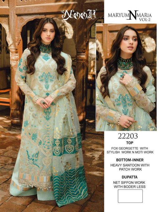 Noor Maryum N Maria Vol 2 Georgette Salwar Suit Catalog 3 Pcs 5 510x680 - Noor Maryum N Maria Vol 2 Georgette Salwar Suit Catalog 3 Pcs