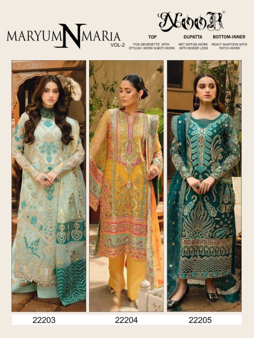 Noor Maryum N Maria Vol 2 Georgette Salwar Suit Catalog 3 Pcs 8 510x680 - Noor Maryum N Maria Vol 2 Georgette Salwar Suit Catalog 3 Pcs