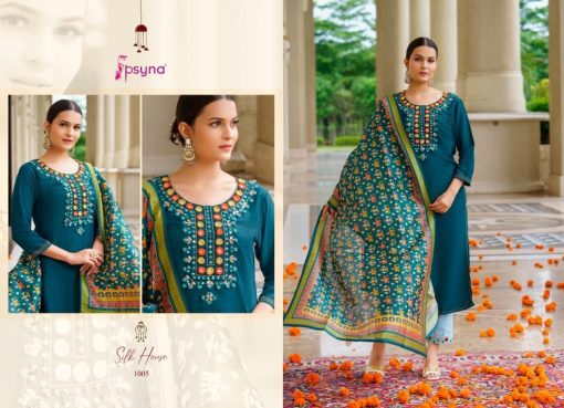 Psyna Silk House Vol 1 Kurti with Dupatta Bottom Catalog 6 Pcs 2 510x369 - Psyna Silk House Vol 1 Kurti with Dupatta Bottom Catalog 6 Pcs