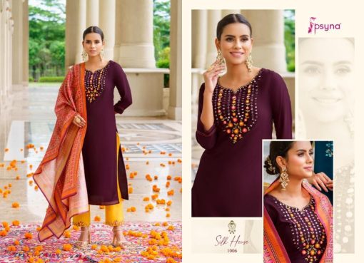 Psyna Silk House Vol 1 Kurti with Dupatta Bottom Catalog 6 Pcs 7 510x369 - Psyna Silk House Vol 1 Kurti with Dupatta Bottom Catalog 6 Pcs