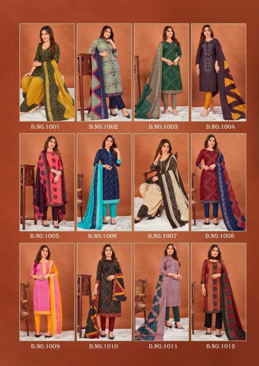 SKT Bandhej Cotton Salwar Suit Catalog 12 Pcs 15 1 510x720 - SKT Bandhej Cotton Salwar Suit Catalog 12 Pcs