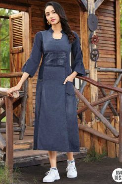 Seriema Kumb Capture Vol 2 Denim Kurti Catalog 8 Pcs